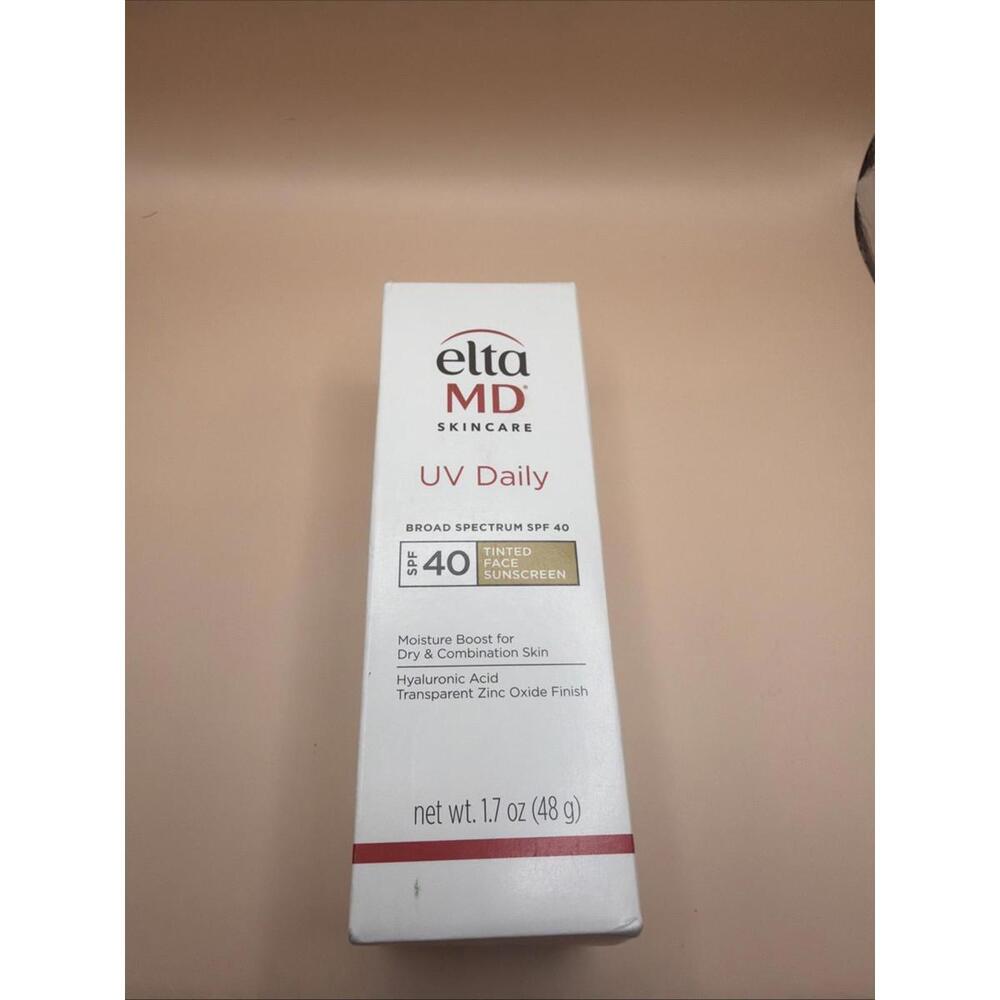 Elta MD UV Daily Broad Spectrum SPF 40 TINTED Sunscreen 48g 1.7oz EXP 07/2026 NE
